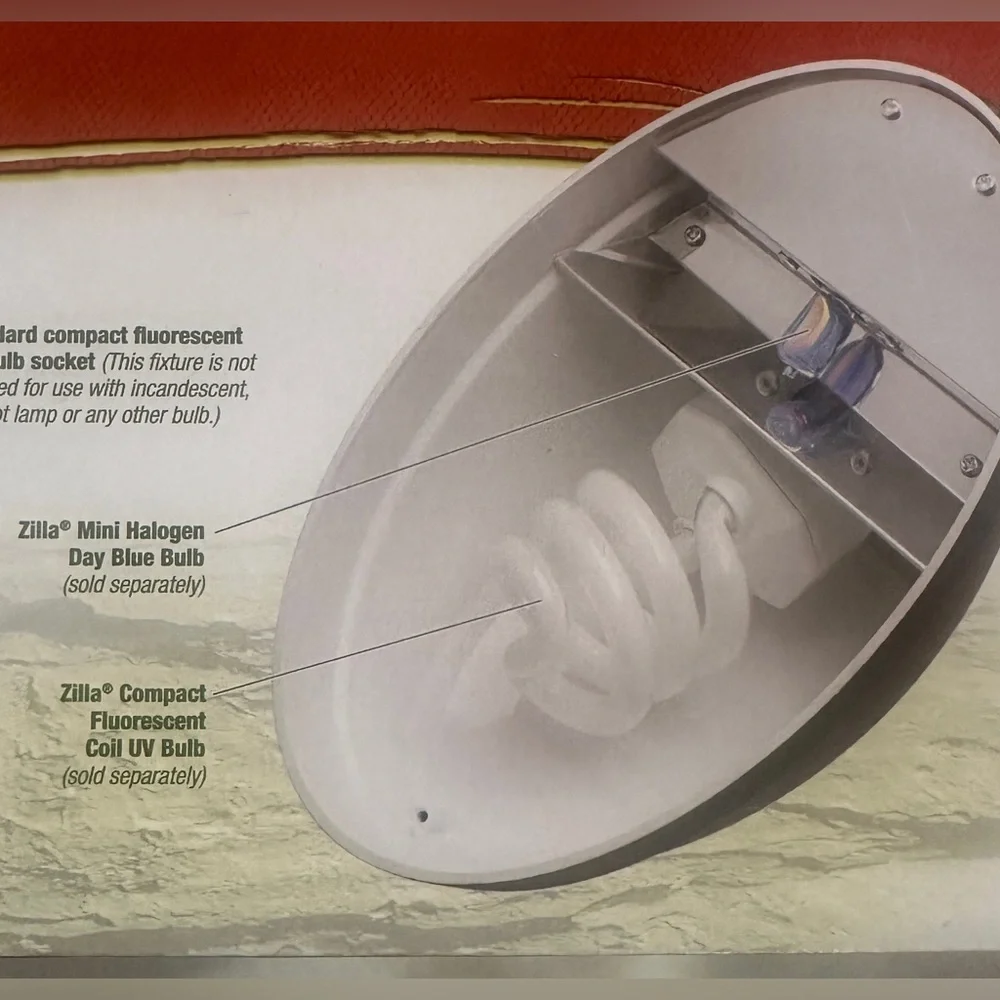 Zilla Heat & UVB Basking Fixture